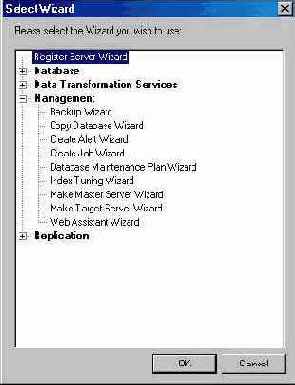   Database Maintenance Plan Wizard