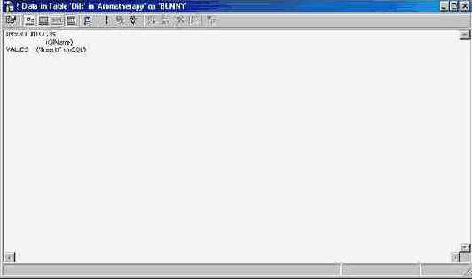      SQL Pane