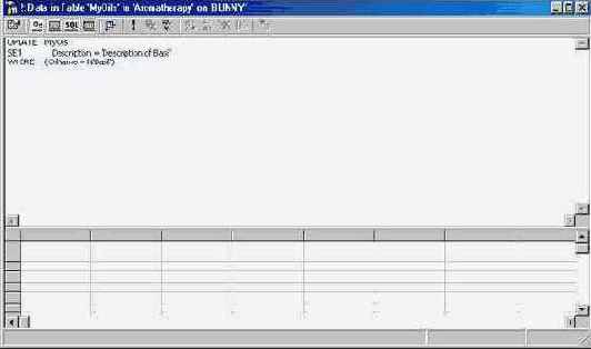      SQL Pane