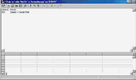      SQL Pane
