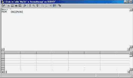       TRUNCATE TABLE
