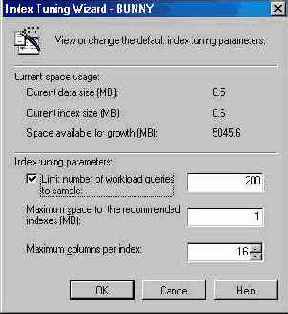   Index Tuning Wizard