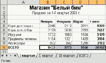     Excel