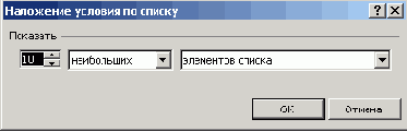 Работа в Microsoft Excel XP