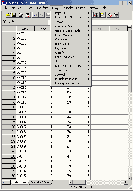 <b>
4.1 Выбор статистической процедуры</b>